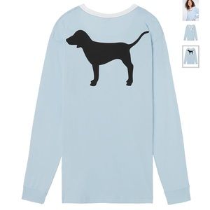 NWT VS PINK Lace Up Campus Top